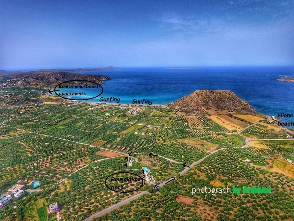 Kouremenos Beach Apartments Палекастрон Экстерьер фото